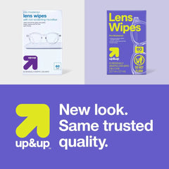 Pre-Moistened Lens Wipes - 60ct - up&up™