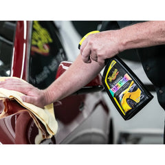 Meguiars 24oz Ultimate Quick Car Wax: Liquid Spray, UV Protection, Prevents Fading & Aging, Automotive Cleaning Supplies