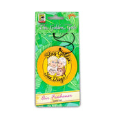 Just Funky Golden Girls "Stay Golden, San Diego!" Car Air Freshener | Lavender Scented