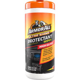 Armor All 20ct Ultra Shine Protectant Wipes Automotive Protector: Car Cleaning Supplies, UV Protection, Prevents Fading