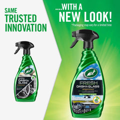 Turtle Wax Quick & Easy Dash & Glass 23 OZ.: Liquid Car Interior & Glass Cleaner, Streak-Free, Scented, Wax-Free