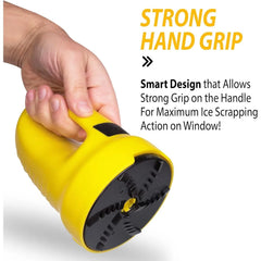 Zone Tech USB Rechargeable Electric Snow Ice Scraper - Automotive Portable Cordless Ice and Snow Scraper for Car Windshield Snow Removal