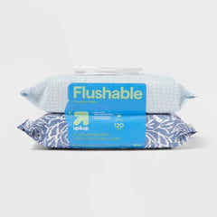 Flushable Cleansing Wipes - Fresh Scent - up&up™