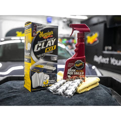Meguiars 16oz Smooth Surface Clay Kit: Auto Clay Bar for Car Detailing, Removes Dirt, Scented Automotive Cleaning Kit