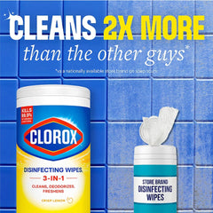 Clorox Lemon & Fresh Bleach Free Disinfecting Wipes Value Pack - 105ct/3pk