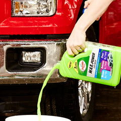Turtle Wax MAX-Power Car Wash 100 fl oz: Liquid Automotive Cleaner, Removes Grease & Dirt, Scented Car Soap