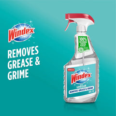 Windex Vinegar Window and Glass Cleaner Spray - 26 fl oz: Fresh Scent, Multi-Surface, Removes Finger Prints
