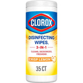 Clorox Crisp Lemon Disinfecting Wipes Bleach Free Cleaning Wipes
