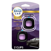 Febreze Car Vent Clip Air Freshener - Mountain - 0.14 fl oz/2pk: Dye-Free, Phthalate-Free, Adjustable Fragrance Setting