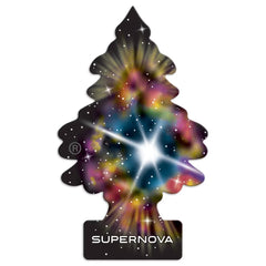 Little Trees 3pk Supernova Air Freshener: Rain Scent, Car Freshener, Disposable, Gold & Black