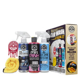 Chemical Guys 5pc Wash and Shine Cleaners: Car Wash Supplies & Detailing Kit, Scented Liquid Automotive Cleaners