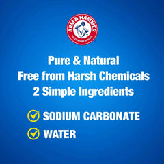 Arm & Hammer Super Washing Soda Household Cleaner and Laundry Booster - 55oz: Bleach-Free, Phosphate-Free, Powder, Unscented
