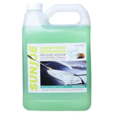 Sun Joe Premium Snow Foam Car Wash Soap & Cleaner for Vinyl, Aluminum, Wood, & Brick, Removes Dirt & Grime, Coconut Scent, 1 Gallon, SPX-FCS1G-COC