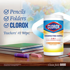 Clorox Lemon & Fresh Bleach Free Disinfecting Wipes Value Pack - 105ct/3pk