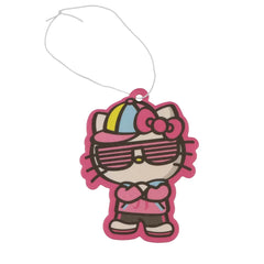 Sanrio Hello Kitty Cardboard Hanging Air Freshener for Auto or Home 3-Pack Set (Bubblegum Scent) Multicolored