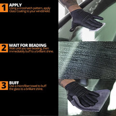 CERAKOTE Ceramic Glass Coat Protectant - Hydrophobic Automotive Rain Repellant, Long-Lasting and Dur