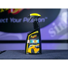 Meguiars 24oz Ultimate Quick Car Wax: Liquid Spray, UV Protection, Prevents Fading & Aging, Automotive Cleaning Supplies