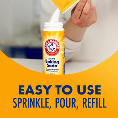 Arm & Hammer Baking Soda Shaker Air Freshener - 12oz: Solid Form, Non-Powered, Scented