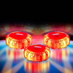 STP 3pk Emergency LED Disc Flare Kit