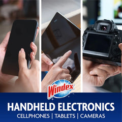Windex Electronic Cleaner Wipes Pre-Moistened - 25ct