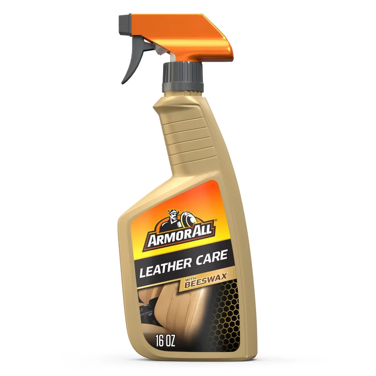 Armor All 16oz Leather Care with Beeswax Automotive Interior Cleaner: Car Cleaning Supplies, Leather Conditioner, Non-Abrasive