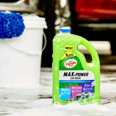 Turtle Wax MAX-Power Car Wash 100 fl oz: Liquid Automotive Cleaner, Removes Grease & Dirt, Scented Car Soap