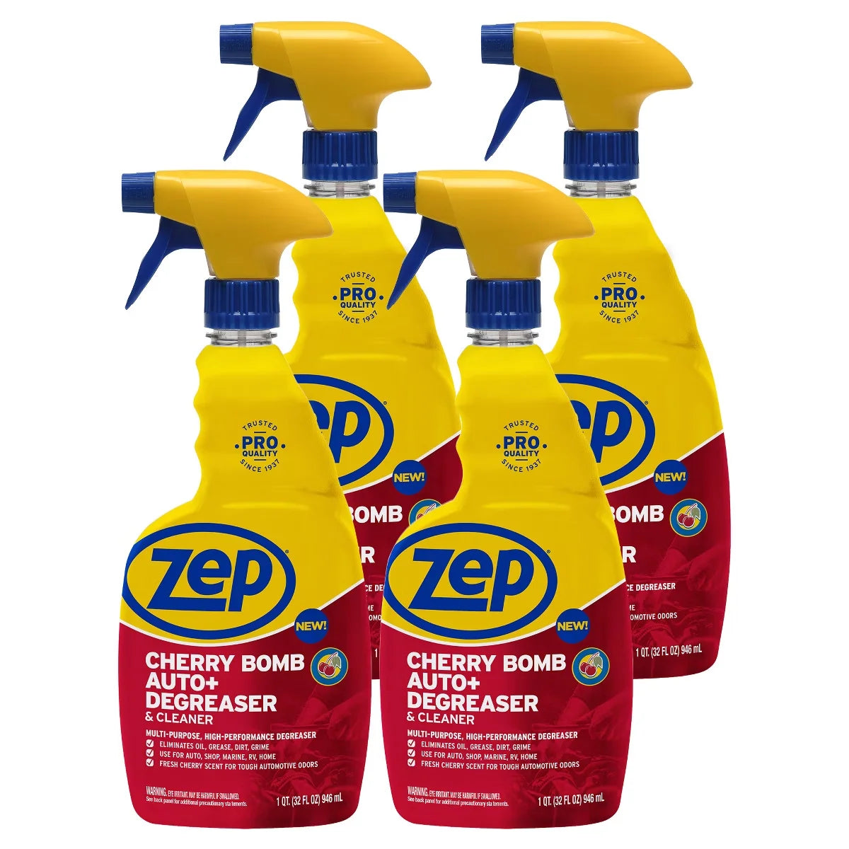 ZEP Zep Cherry Bomb Auto+ Degreaser & Cleaner - For Auto, Marine, RV, & Home - 32 oz. - 32