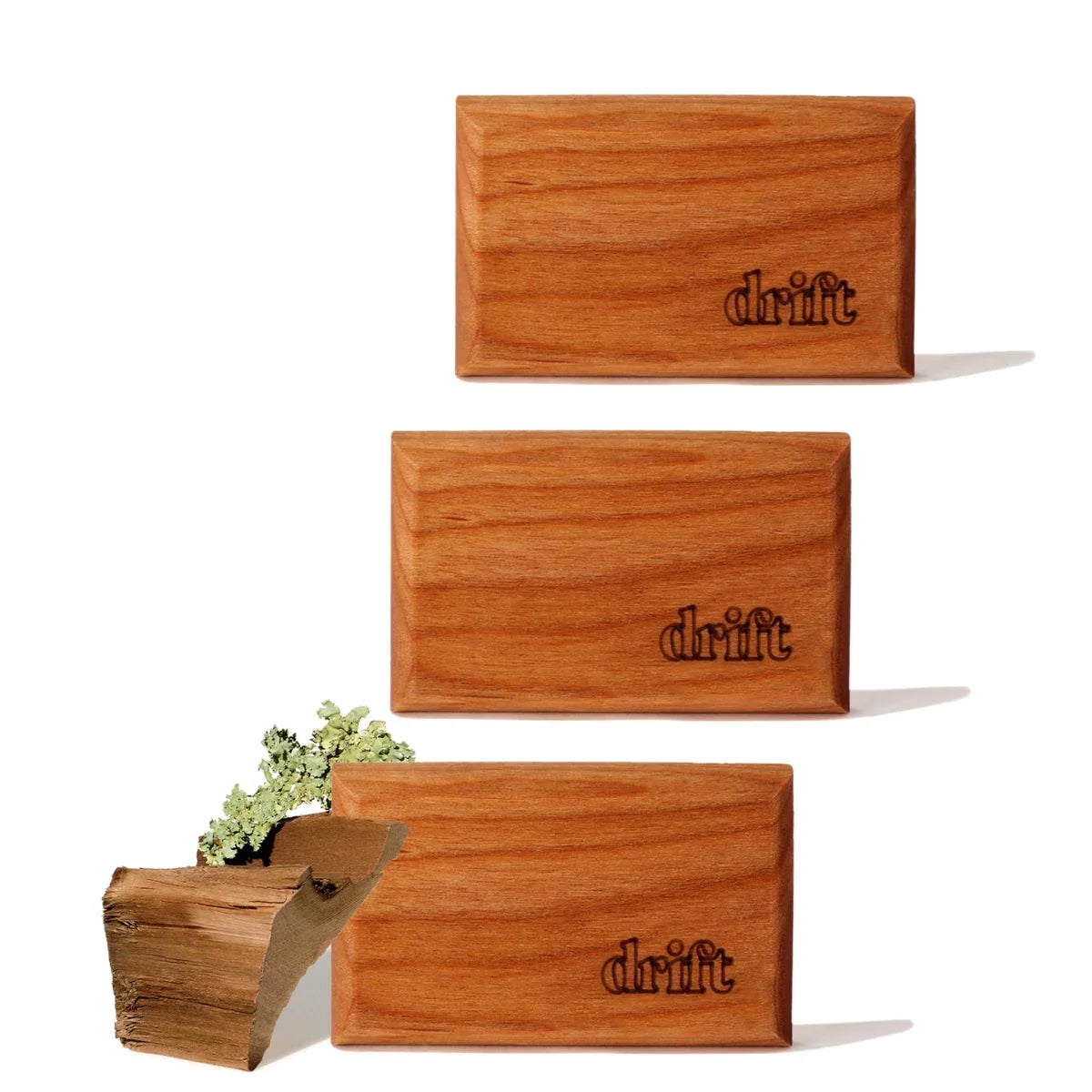 Drift Co 3pk Wood Car Freshener Refill Odor Eliminator