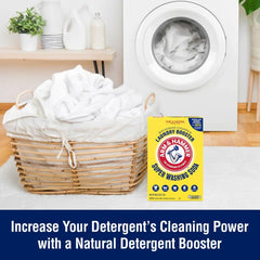 Arm & Hammer Super Washing Soda Household Cleaner and Laundry Booster - 55oz: Bleach-Free, Phosphate-Free, Powder, Unscented