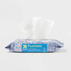 Flushable Cleansing Wipes - Fresh Scent - up&up™