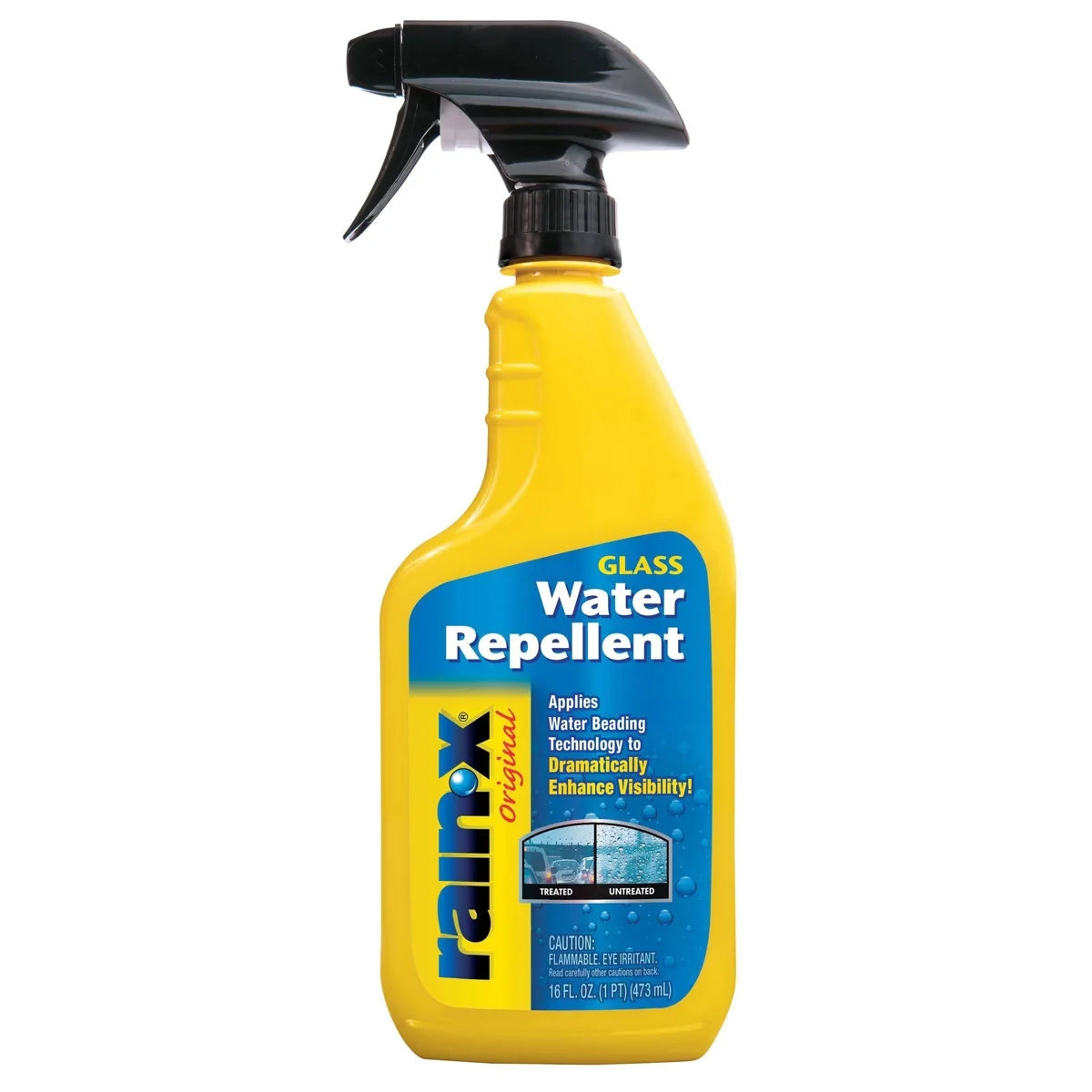 Rain-X 16oz Original Glass Treatment: Liquid Water-Repellent for Windshields, Non-Abrasive Automotive Cleaner
