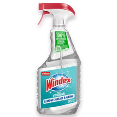Windex Vinegar Window and Glass Cleaner Spray - 26 fl oz: Fresh Scent, Multi-Surface, Removes Finger Prints