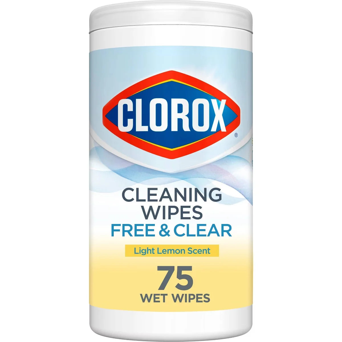 Clorox Free & Clear Multi-Surface Cleaning Wipes - Light Lemon Scent - 75ct