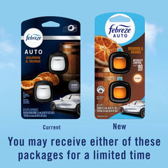 2ct Febreze Auto Bourbon and Orange