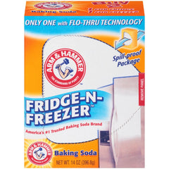 Arm & Hammer Baking Soda Fridge-n-Freezer Odor Absorber - 14oz: Non-Toxic, Air Freshener, Solid Form