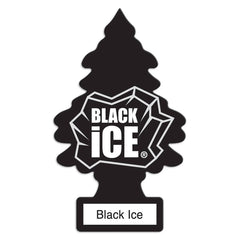 Little Trees Black Ice Air Freshener 6pk: Car Scent Paper Fresheners, Disposable Non-Powered, 6 Pack