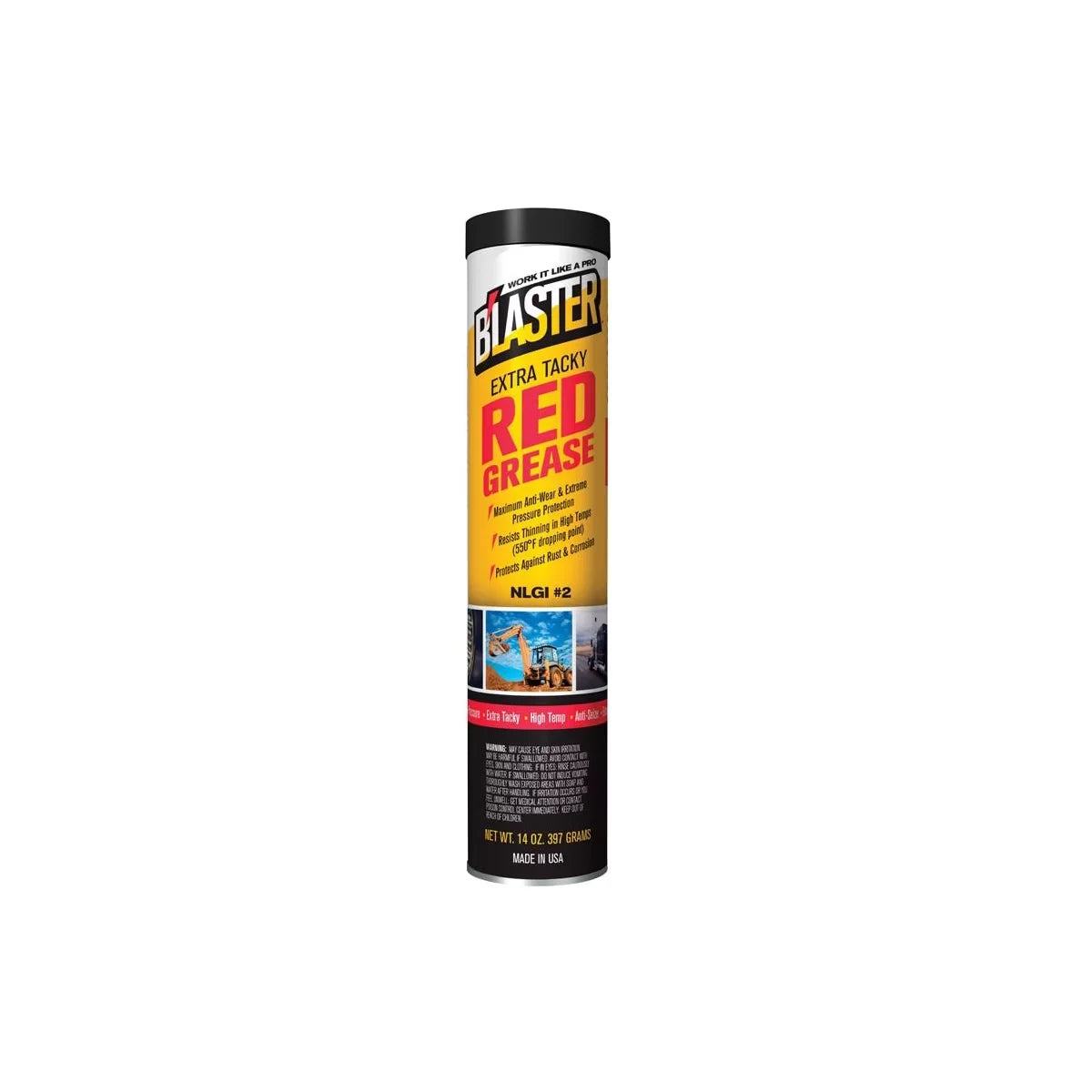 Blaster Extra Tacky Red Grease - 14 oz