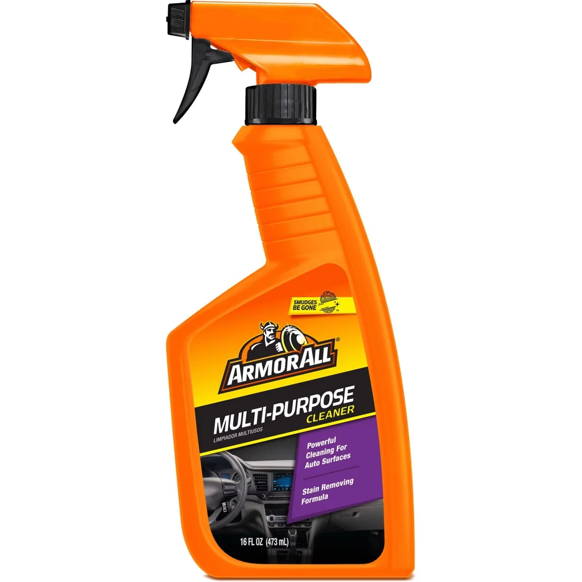 Armor All 16oz Multi Purpose Automative Interior Cleaner: Liquid Car Interior Cleaner, Unscented, Non-Abrasive, 16floz