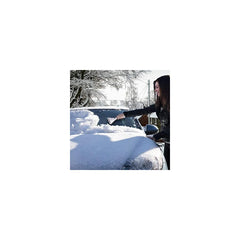 Zone Tech Heated Car Window SnowI Scraper with Light - Extendable 12V LED Light Heated Ice Scraper with 15.8 feet Long Cord
